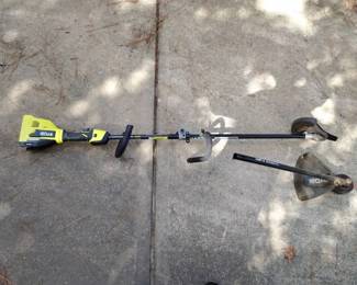 Ryobi 40v Trimmer With Edger Attachment 