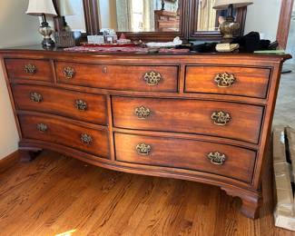 Century dresser and mirror
