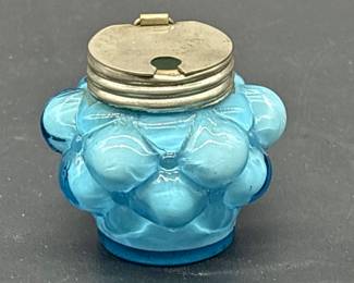 Antique Northwood Blue Opalescent Sugar Shaker