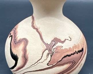 Native America Nemadji Pottery Vase, Minnesota