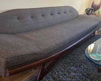 MID CENTURY ORIGINAL 1960s ADRIAN PEARSALL GONDOLA SOFA ATOMIC AGE