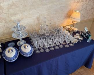 Meissen Blue Onion pastry stand