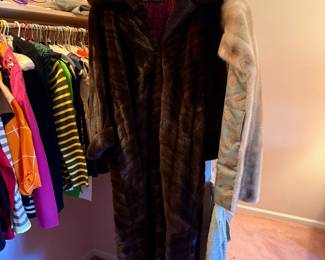 Zandra Rhodes Mink Coat