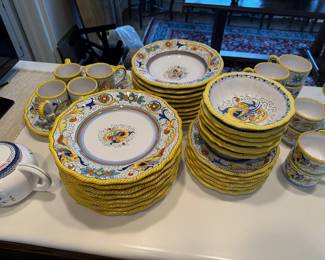 Deruta Artistica Italian Pottery Dishes