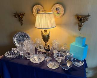 Vintage Crystal by Lalique, Baccarat, Tiffany & Co., Steuben, Waterford, Orrefors, and More.
