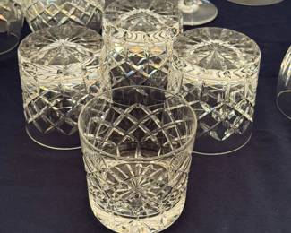 Vintage Cartier Crystal Tumbler Glasses