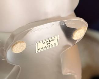 Vintage Lalique Crystal Cats