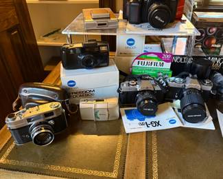 Vintage Analog and Digital Camera Equipment