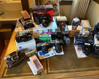 Vintage Analog and Digital Camera Equipment