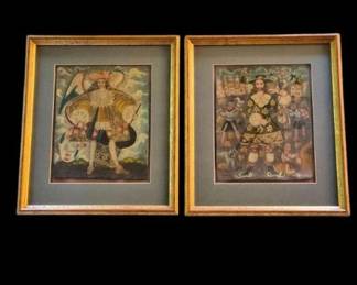 157 PairofFramedCuzcoColonialStyleArtworks