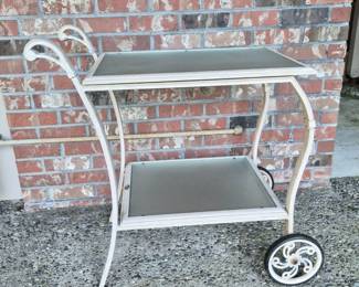 51 HamptonBayOutdoorRollingServingCart