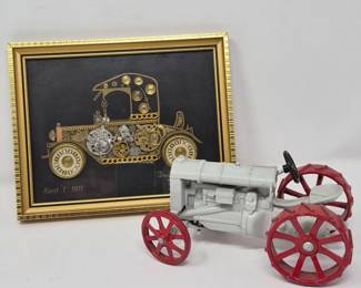 67 FordAutoCollectiblesArtisanModelTDieCastFordsonTractor