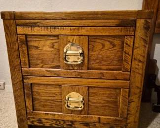 116 DixieClipperShipTwoDrawerNightstandTable