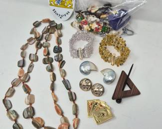 160 Handmade925GFHandBeadedBraceletsAbaloneNecklaceCraftExtras