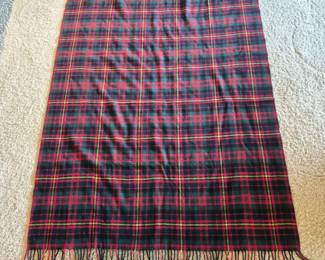 86 PendletonWoolPlaidThrowBlanket