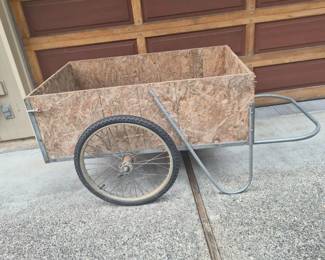 161 RuggedHandmadePlywoodGardenorWorkshopWagon