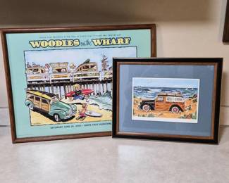 159 WoodiesontheWarfDederickPrintOriginalWatercolorSWBarnes