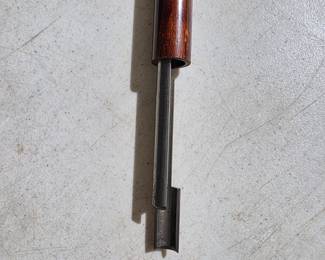 Antique cane gun section