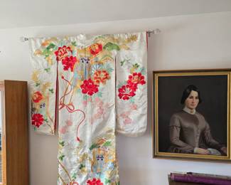 One of several fine vintage kimonos.