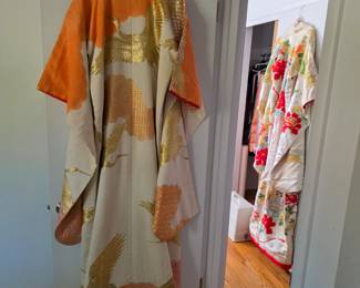 Japanese kimonos circa 1940-50's
