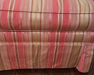 Decorated Ottoman on wheels