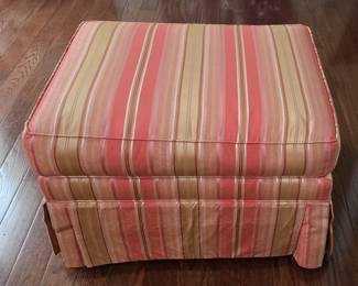 Custom Covered Ottoman - $150 or Best Reasonable Offer! (2 of these)