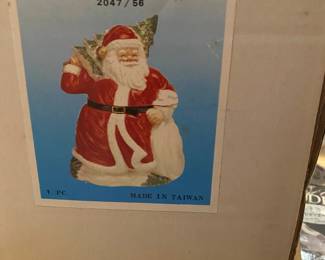 German Santa cookie jar
