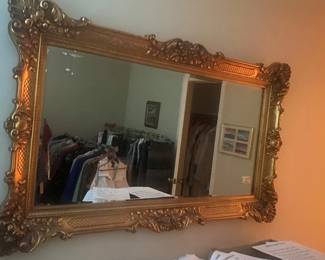 Gold mirror