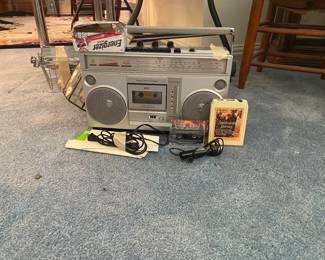 boom box with working 8 track