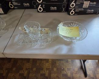Vintage entertainment glassware
