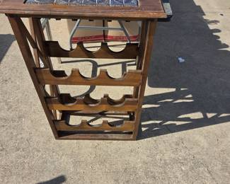 Antiques wine rack