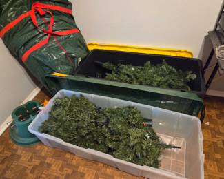 Artificial Christmas trees. 3 of them