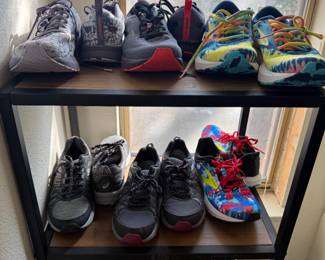 Brooks, ASICS shoes
