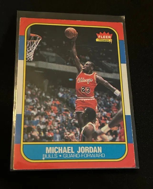 1986 Micheal Jordan Rookie Card.  PSA rated @ N3