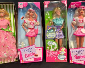 Barbies Strawberry Sorbet, Easter Surprise, Valentines Fun
