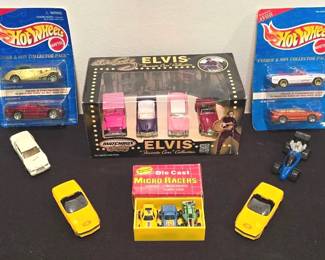 Vintage Die-Cast Car Collection – Elvis Matchbox, Hot Wheels, Micro Racers & More
