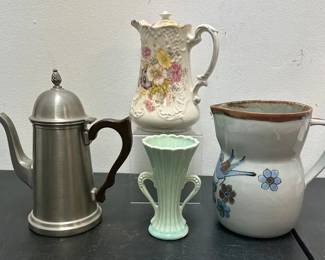 Pitchers And Vase- S.F. & Co England And More!
