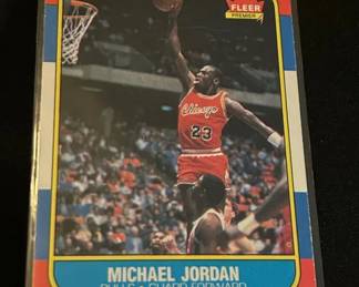1986 Micheal Jordan Rookie Card.  PSA rated @ N3