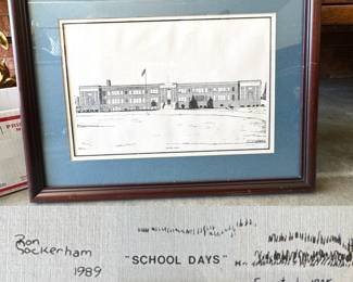 Kernersville NC School, by Ron Cockerham, 1989