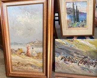 Marie Charlot framed painting