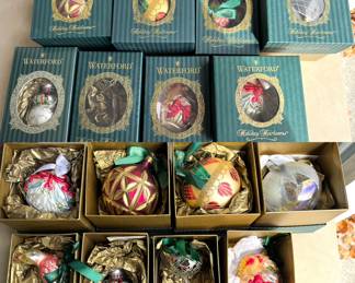 Waterford Christmas ornaments