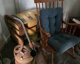 Filter Queen and rocking chair (trunk not for sale)