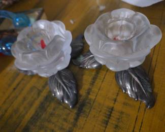 Vintage Italy candle stick holders