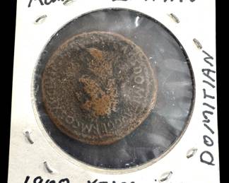 1900 Years Old Roman Empire Domitian Coin 