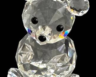 Swarovski Crystal Bear Figurine 