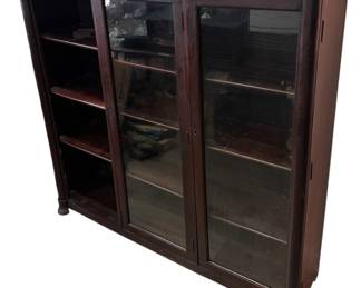 Antique Library Bookcase 
