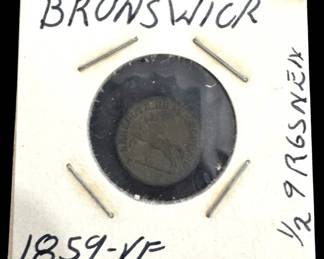 1859 Brunswick 12 Coin 
