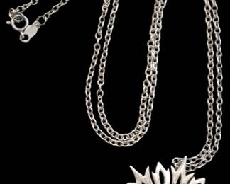 Sterling Silver Pendant Necklace 