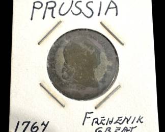 1764 Prussia 16 Thaler Coin 