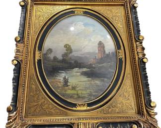 Antique Framed Signed Orignal Painting 